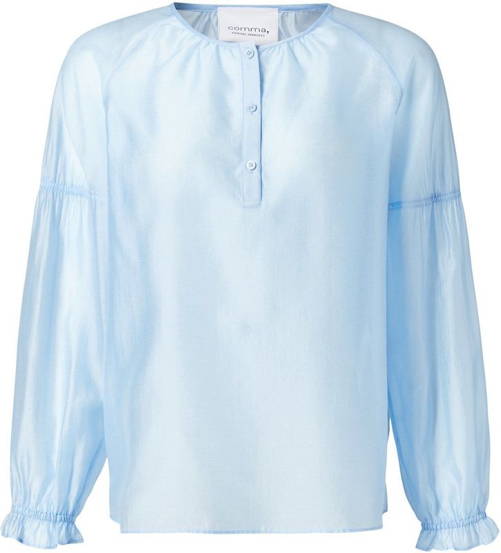 comma - Blouse - Glinsterend - Lyocell