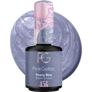 Pink Gellac - 456 Pearly Blue - Gel Nagellak - 15ml - Blissful Bouquet Collectie