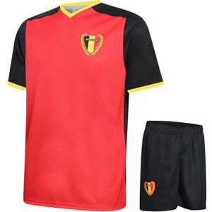 Belgie Voetbaltenue Thuis - WK 2026 - Voetbaltenue Kinderen - Shirt en Broekje - Jongens en Meisjes - Volwassenen - Heren en Dames-116