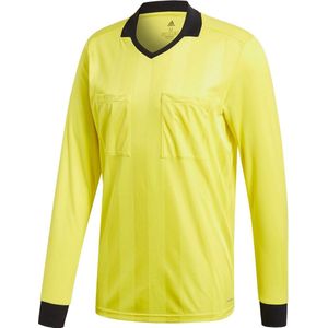 adidas Referee 18 LS Jersey Sportshirt performance - Maat XL  - Mannen - geel
