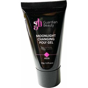 Guardian Beauty Polygel - Moonlight Changing Polygel - Hard Roze - 30g - Polyacryl Gel