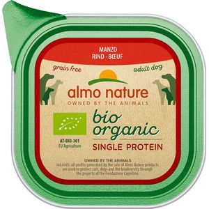 Almo�Nature�Natvoer�voor�Honden�-�Bio�Organic�Single�Protein�-�11�x�150g�-�Rund�-�11�x�55�gram NL-BIO-01