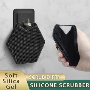 Siliconen Lichaamsscrub Bad Exfoliërende Scrub Spons Bad Gezichtsreiniging Massage Tool