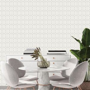 Dutch Walllcoverings - Beaux arts 2 pink geometric