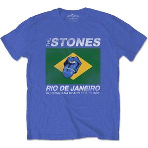 The Rolling Stones - Copacabana Heren T-shirt - L - Blauw
