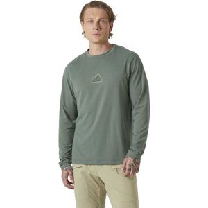 Helly Hansen - Skog Graphic Tee - T-shirt - Grijs - Lange Mouwen