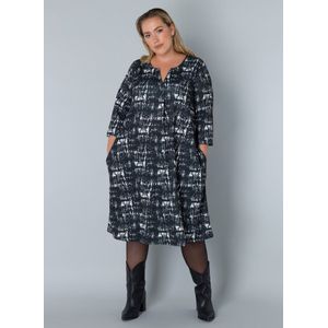 COLLETTA jurk tricot print