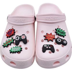 Pins voor Crocs Accessoires - Game Controller - Jibbitz voor Crrocs - Geschikt voor Clog met gaten -GAMECONTROLLER - 25XCharms