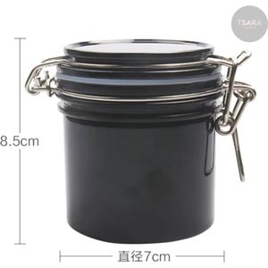 Lijm Bewaarpot Zwart Met Ijzer - Airless - Gluejar - Lashes - Wimperextensions - Wimperlijm