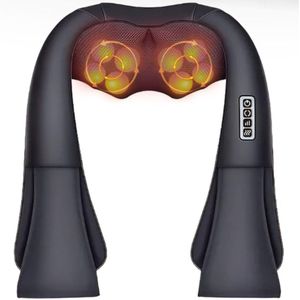 Nekmassageapparaat met warmtefunctie - Oplaadbaar en Intense Ontspanning