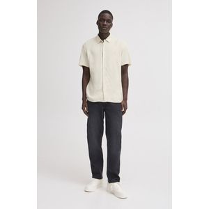 BLEND - Overhemd - Crème - Regular Fit - Kwartmouw