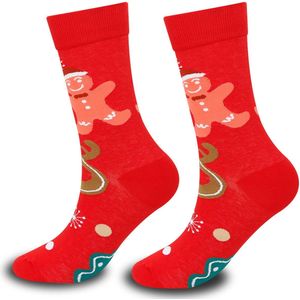 Kerstkousen - 21*7*23cm - Warme herfst- en winterkousen - Kerstkousen - Dikke warme kousen voor herfst en winter - Huis- en slaapkousen - Kousen tot halverwege de kuit - Kousen - Voeg kerstsfeer toe - Kerstcadeaukousen