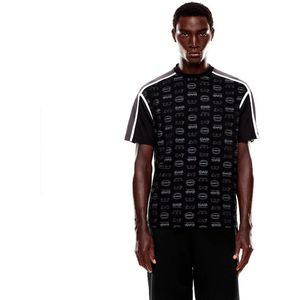 Emporio Armani Ea7, Heren, Tops, Zwart, Maat: XL Katoen,