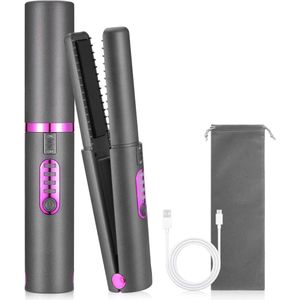 Solacis Draadloze stijlborstel - Stijlborstel - Elektrische haarborstel - Draadloze fohn - Draadloze haarborstel - Must have voor uw haar!