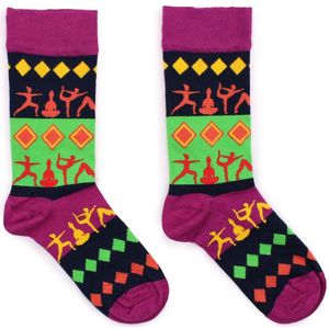 Hop Hare - Bamboe sokken - Vrolijke sokken - Grappige sokken - Unisex - Yoga - 1 paar 41-46