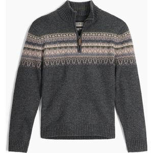 Royal Robbins Arch Rock 1/4 Zip - Trui - Heren - Merinowol - Grijs - Maat L