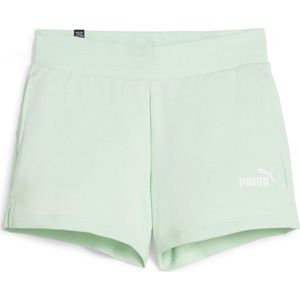 PUMA ESS 4 Sweat Shorts TR (S) Dames Broek - Fresh Mint