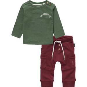 Noppies - Kledingset - Jongens - 2delig - Broek Jarkon Andorra - Shirt Juno Thyme - Maat 56