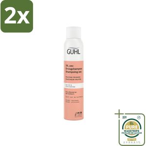 Guhl – Droogshampoo – Fruitige Frisheid 30 sec – 200 ml - Voordeelverpakking - 2 stuks - Frisheid - Perzik