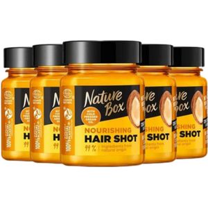 Nature Box - Argan - Haar Shot - Haarverzorging - Voordeelverpakking - 5 x 60 ml