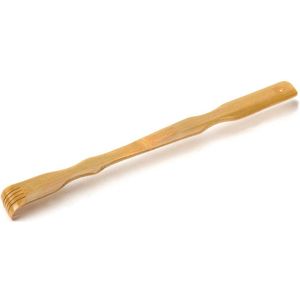 Bamboe Massage Rugkrabber - Ruggenkrabber - met massage rollers - Bamboe Massage Tickler - Tickler - Jeukverlichting - Stevig - 46cm