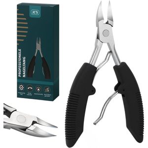 JC's® Professionele Nageltang – Voor Harde Teennagels – Ingegroeide Nagels – Kalknagels – RVS Nagelknipper – Teennagelknipper – Pedicureset – Manicure & Pedicure Tool