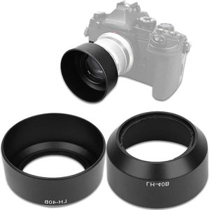 Brenzoos - ""Zwarte LH-40B zonnekap voor camera, vervanging voor 37mm DIGITAL M.ZUIKO 45mm f/1.8 lens"" - Zonnekappen