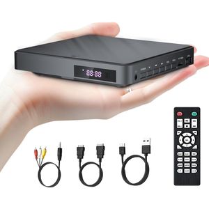 Dvd Speler Met HDMI - Geschikt Voor Divx Ultra, Mpeg1, Mpeg2, Mpeg4 - Full Hd - Regiovrij - Inclusief HDMI En Afstandsbediening - Dvd En Cd Speler - Usb - Inclusief Afstandsbediening - Dvd Films