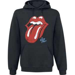 The Rolling Stones Tongue Heren Trui met capuchon - zwart - S
