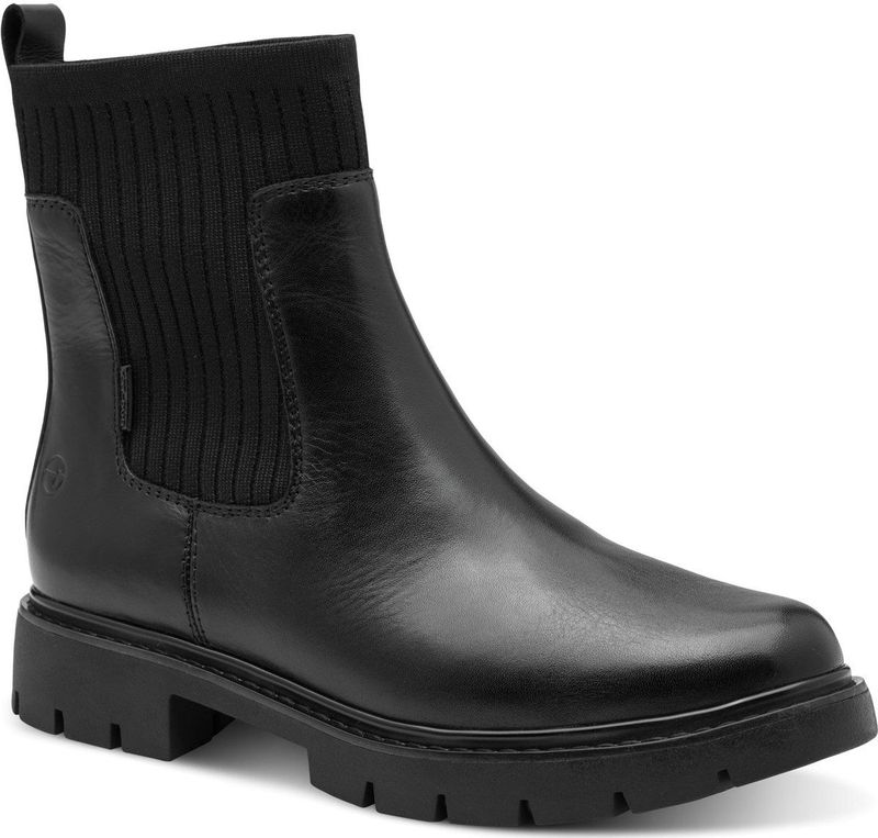 TAMARIS - Comfort Duo-tex - Chelsea-laarzen - Zwart