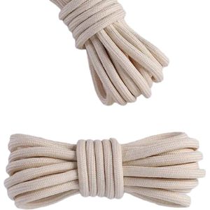 SJIZLL® Sneaker Veters Rond 120CM geschikt voor Yeezy - Sneakers - Beige - Creme - Round - 120 cm - Laces - Veter