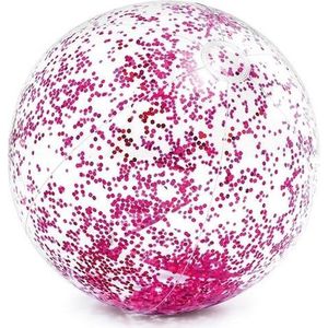 Intex Strandbal Glitter 51 Cm Transparant Paars - Zwembad