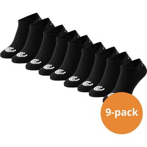 Vinnie-G - Sneakersokken - Zwart - 9-pack