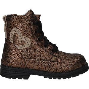 IK-KE Veterboots - Meisjes - Bruin - Maat:22