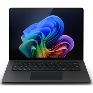 Microsoft Surface Laptop 7 Copilot+ PC Qualcomm Snapdragon X1E-80-100 38,1 cm (15"") Touchscreen 64 GB LPDDR5x-SDRAM 1 TB SSD Wi-Fi 7 (802.11be) Windows 11 Pro Zwart