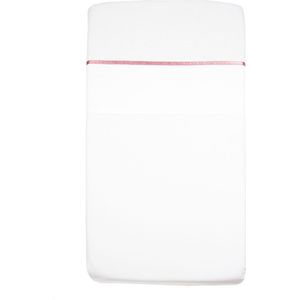 Briljant Baby Wieg Laken met Bies - 75 x 100 - Grey Pink