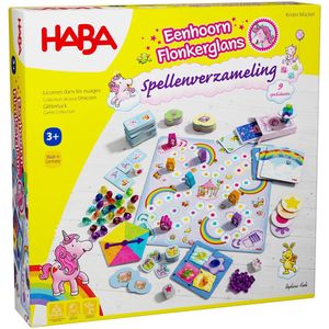 Haba - Eenhoorn Flonkerglans Spellenverzameling - 3 jaar +