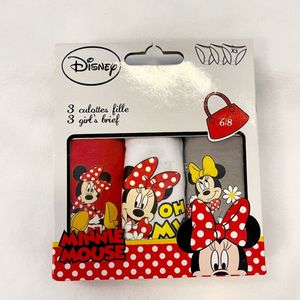 Minnie Mouse Onderbroekset x3-Maat 122