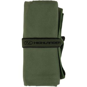 Highlander Microfiber Soft reishanddoek Large 75 x 130 - Olive