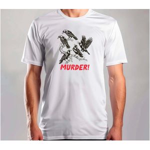 Raven Mourder - T Shirt - Funny - SoFunny - Grappig - ZoGrappig - Sarcasm - SarcasticHumor - Sarcasme - Sarcastisch