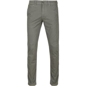Suitable - Chino Sartre Olive - Slim-fit - Chino Heren maat 25