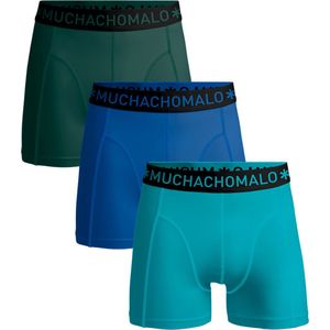 Muchachomalo Heren Boxershorts 3 Pack - Normale Lengte - XL - 95% Katoen - Mannen Onderbroek met Zachte Elastische Tailleband