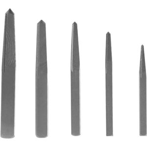 Allecto plus - 5-delige Bout Extractor Kit voor Beschadigde Schroeven - Vierkant en Sleuf - Gebroken Bout Verwijderaar - 5 Maten