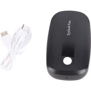 Eyelash Dryer Fan Grafting Eyelash Mini Haar Droger USB Oplaadbaar Zwart
