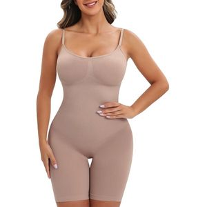 Shapewear Dames Bodysuit - Beige- Maat XL - Corrigerend Ondergoed