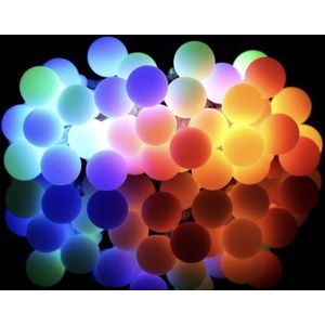 Gekleurde Feestverlichting - 50 Lampen - 15 Meter - Party lights LED voor Binnen of Buiten - Lichtsnoer Buiten - Tuinverlichting - Partyverlichting - Lichtslinger - Buitenverlichting