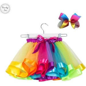 Meisjes Tutu S 3 mnd - 2 jaar Kleuren Rok Party Dance Regenboog Rokken Meisjes kleding Kinderen Kleding