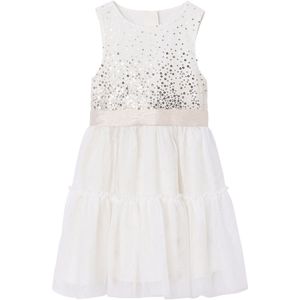 Kerstjurk - Ecru - Meisjes - Met Pailletten en Tule