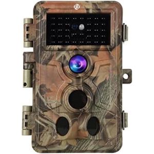 Equivera Wildcamera voor Buiten - Wildcamera - Met Nachtzicht - Wildlife Camera - Bewegingsdetector - Hoge Kwaliteit Beeld