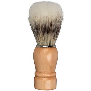 Aurgan scheerkwast lichtbruin - zachte haren - scheeraccessoire